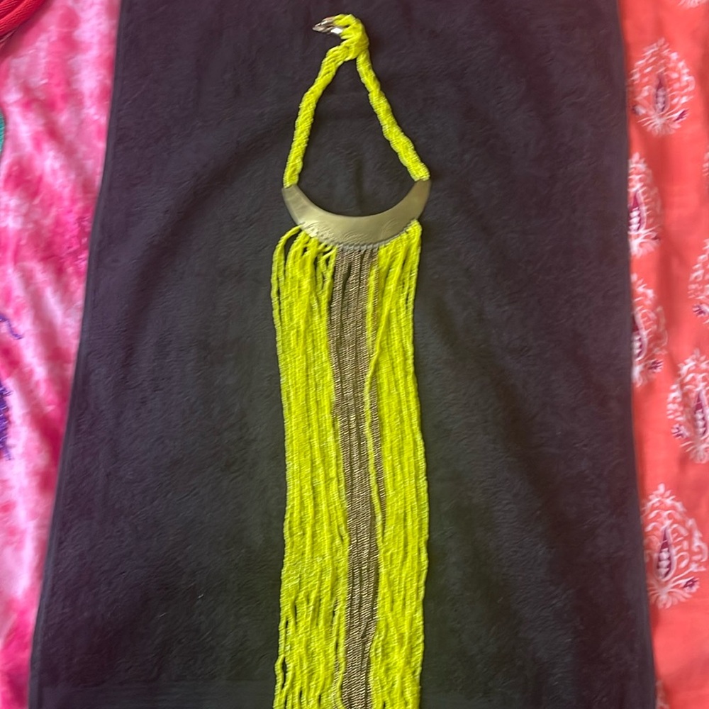 Tribal beaded necklace